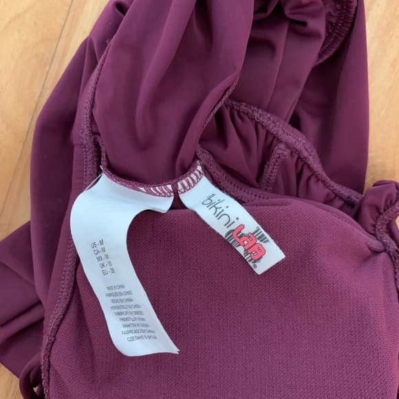 The Bikini Lab-Purple Ruffle Bikini Top - Picture 6 of 8